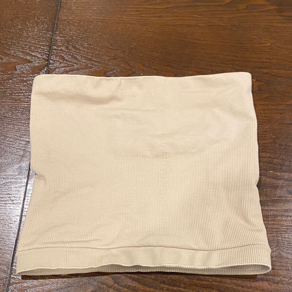 Isabel Beige Ribbed belly band